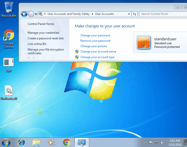 Elevazione dei Privilegi su Windows 7 x86 prima della patch