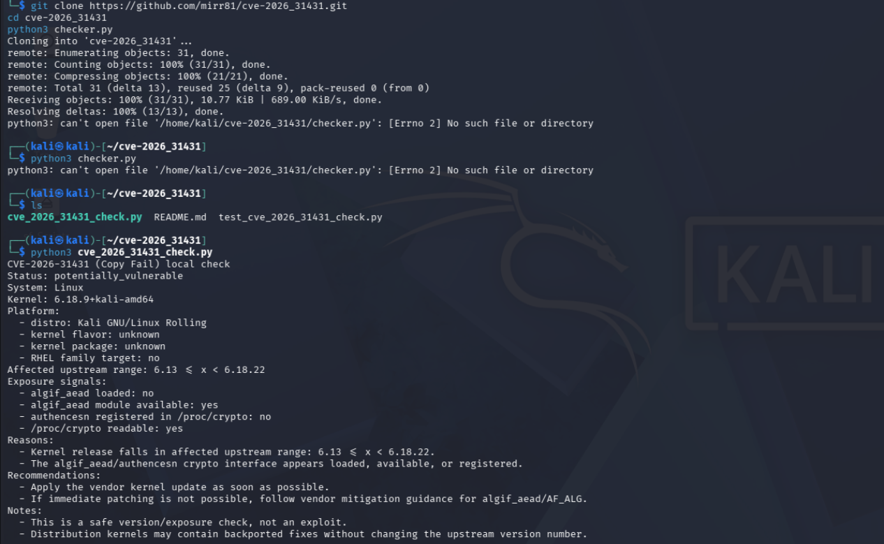 Vulnerability Checker