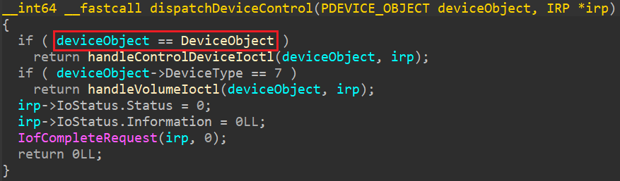 dispatchDeviceControl func