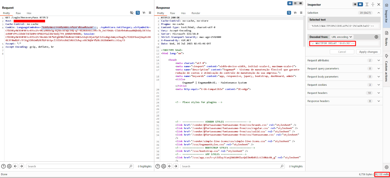 Dedurre il tipo di database sottostante tramite un payload basato sul tempo
