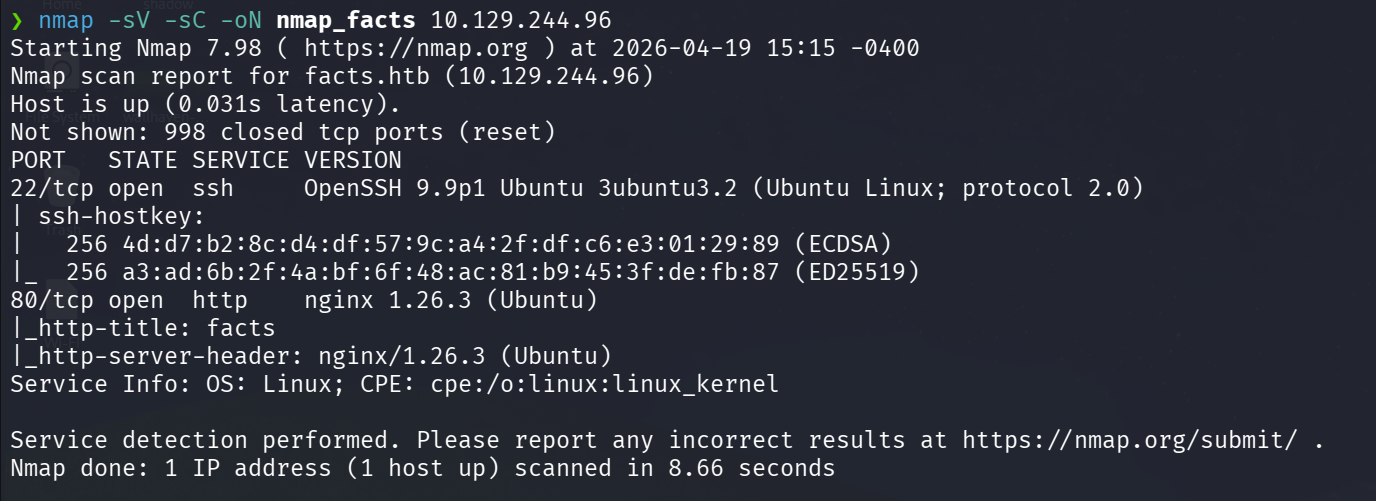 Nmap 扫描