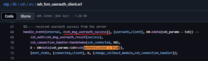 authenticated = true