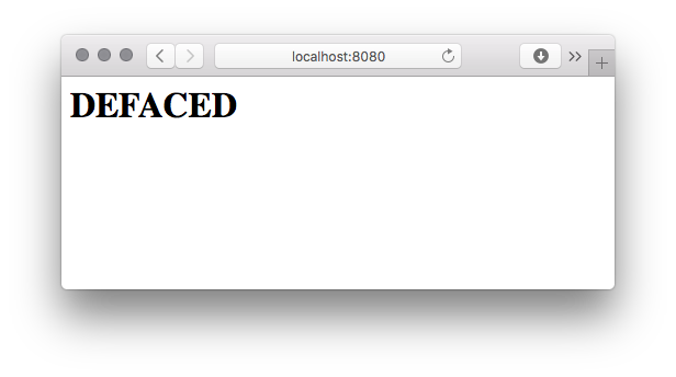 Deface