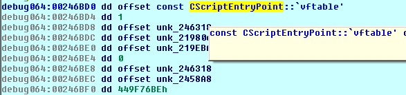 Leaking vbscript.dll address