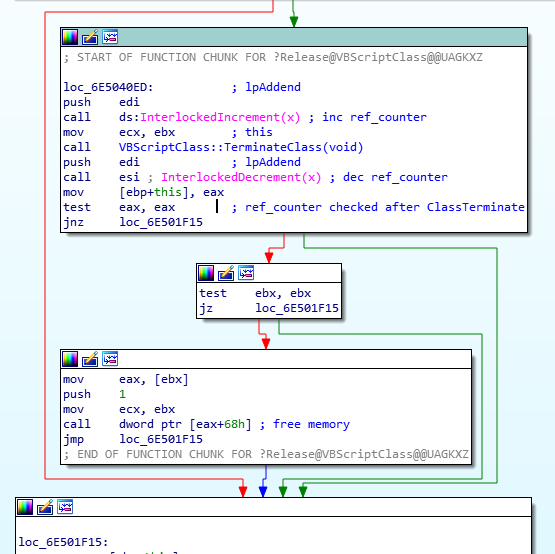 VBScriptClass::Release method