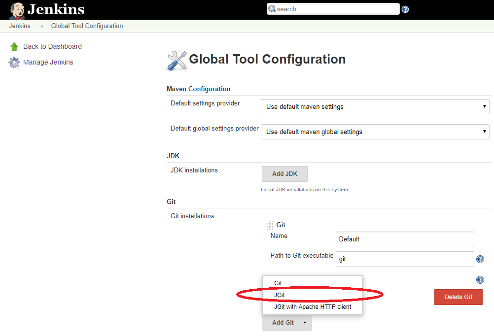 Включение JGit или JGit с Apache HTTP Client