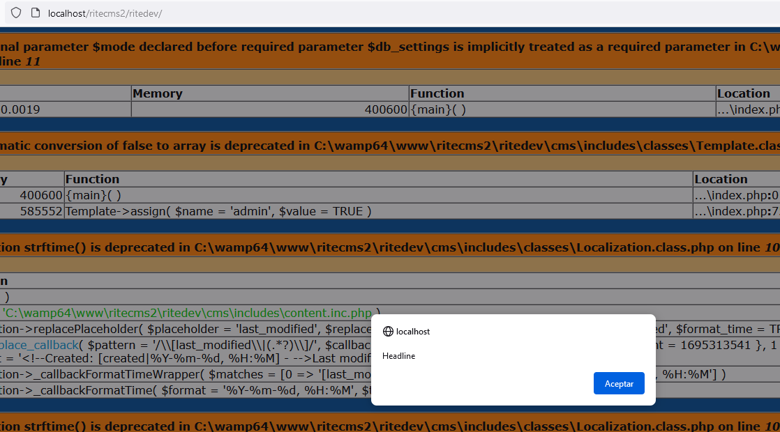 Résultat XSS