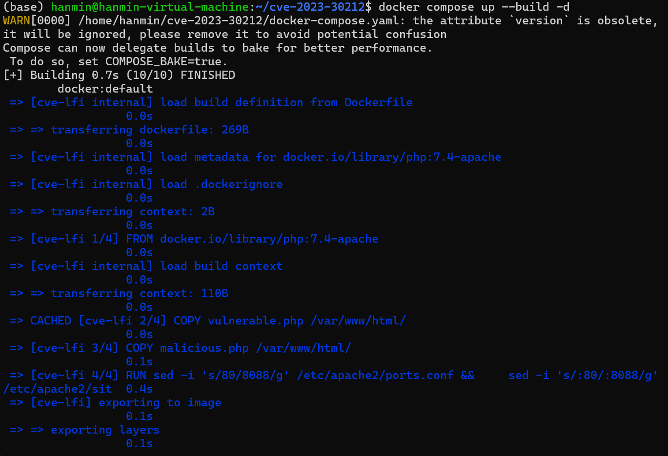 Docker build
