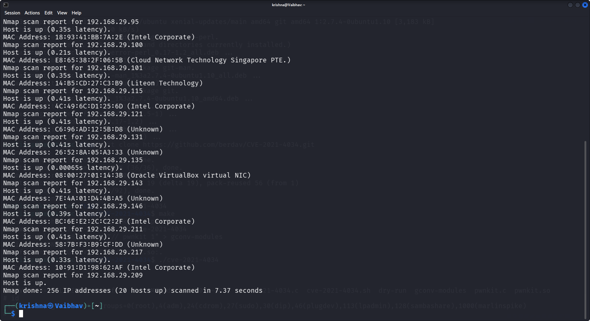 Ricognizione per la VM 2