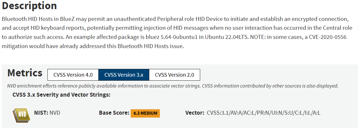 وصف NIST لـ CVE-2023-45866