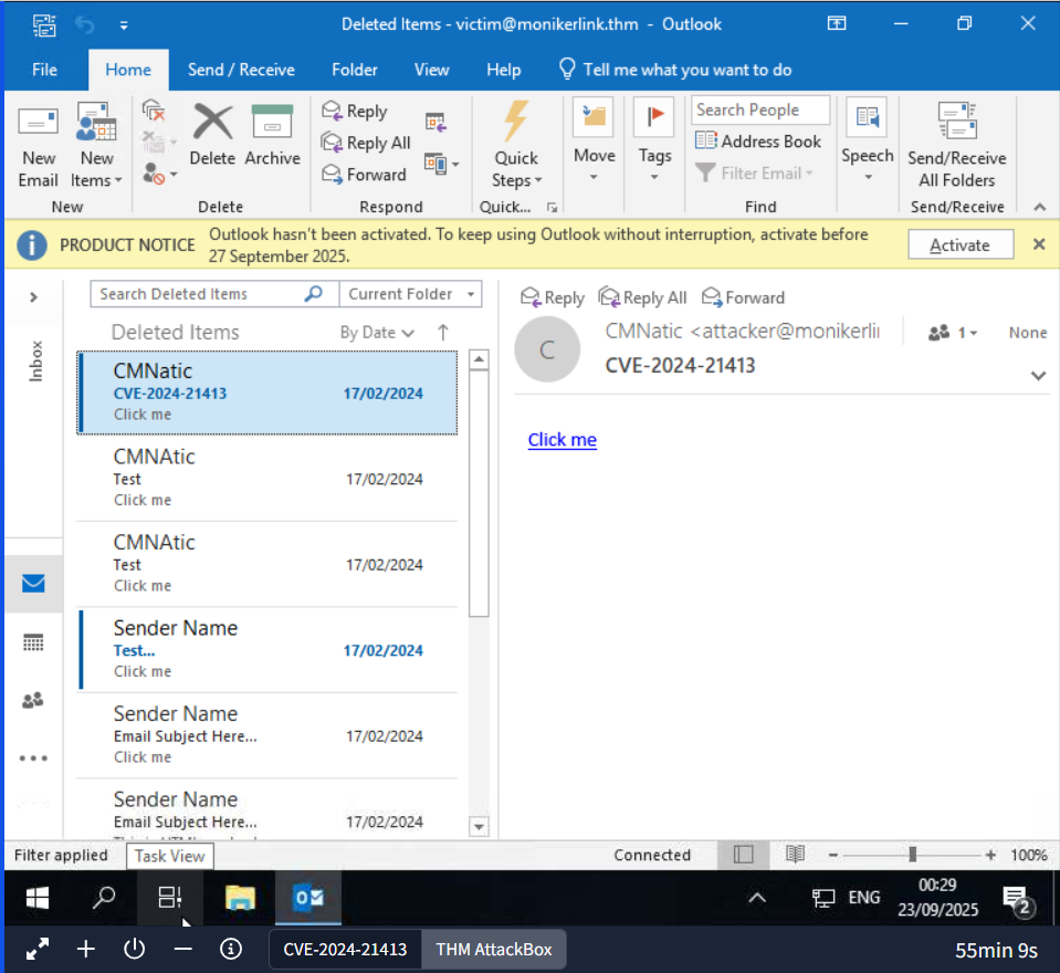 Victim Email