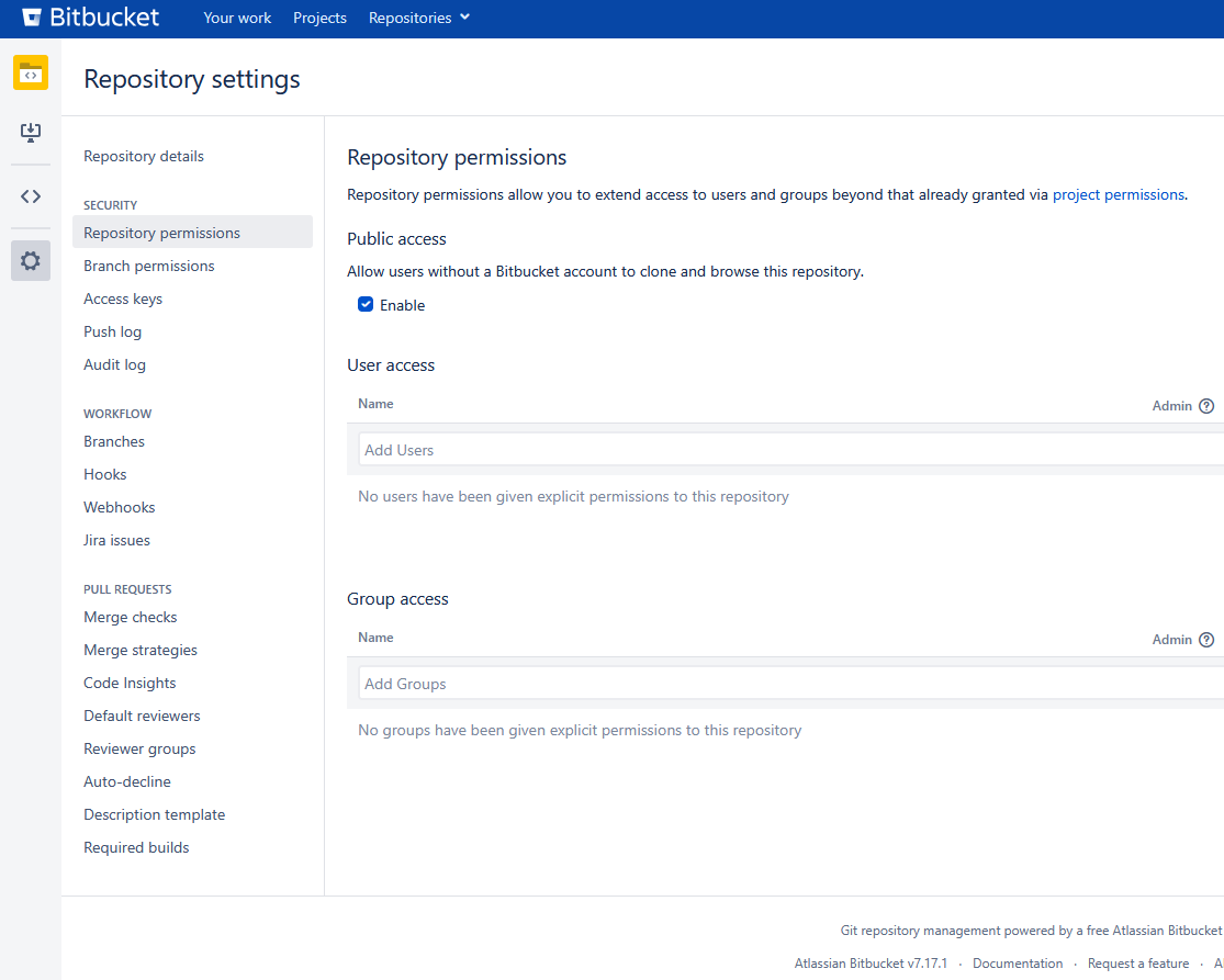 Enabling Public Access