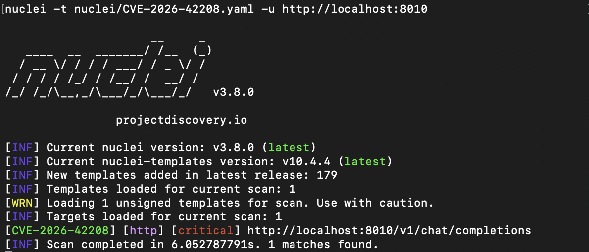 Nuclei detection — vulnerable