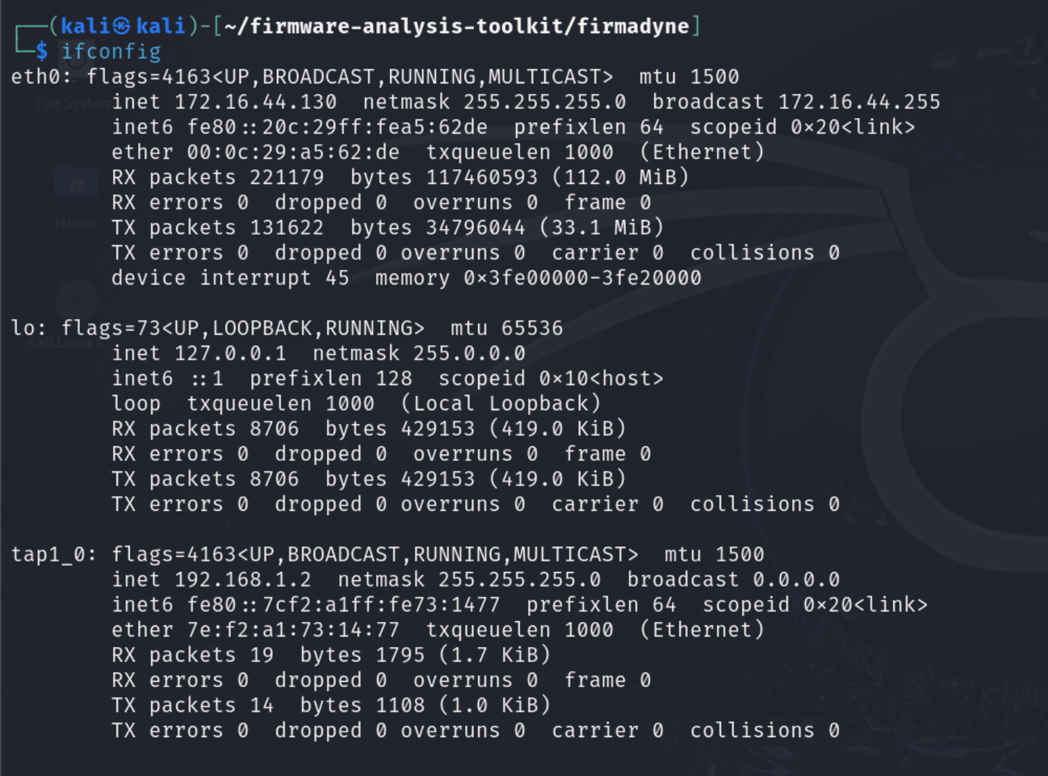ifconfig