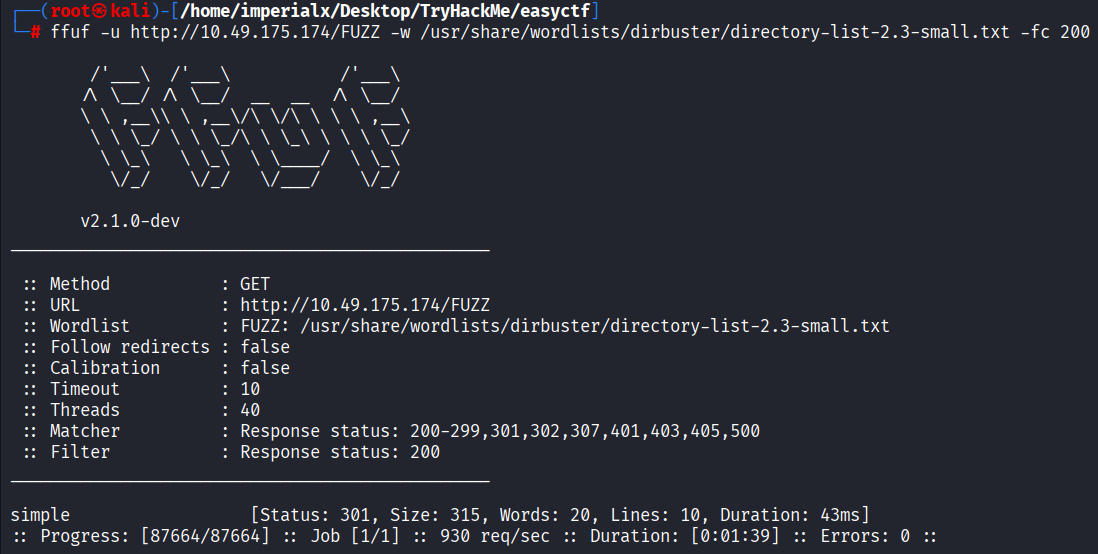 FFUF Enumeration