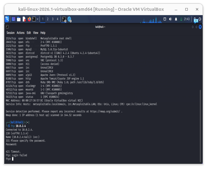 Attivazione dell'exploit tramite utente malevolo