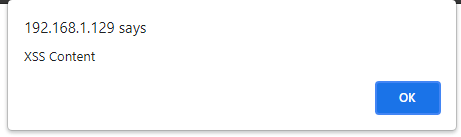 XSS im Inhalt