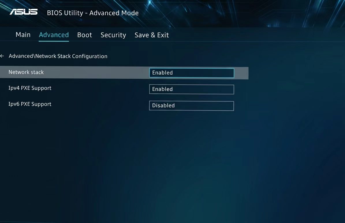 BIOS Configuration