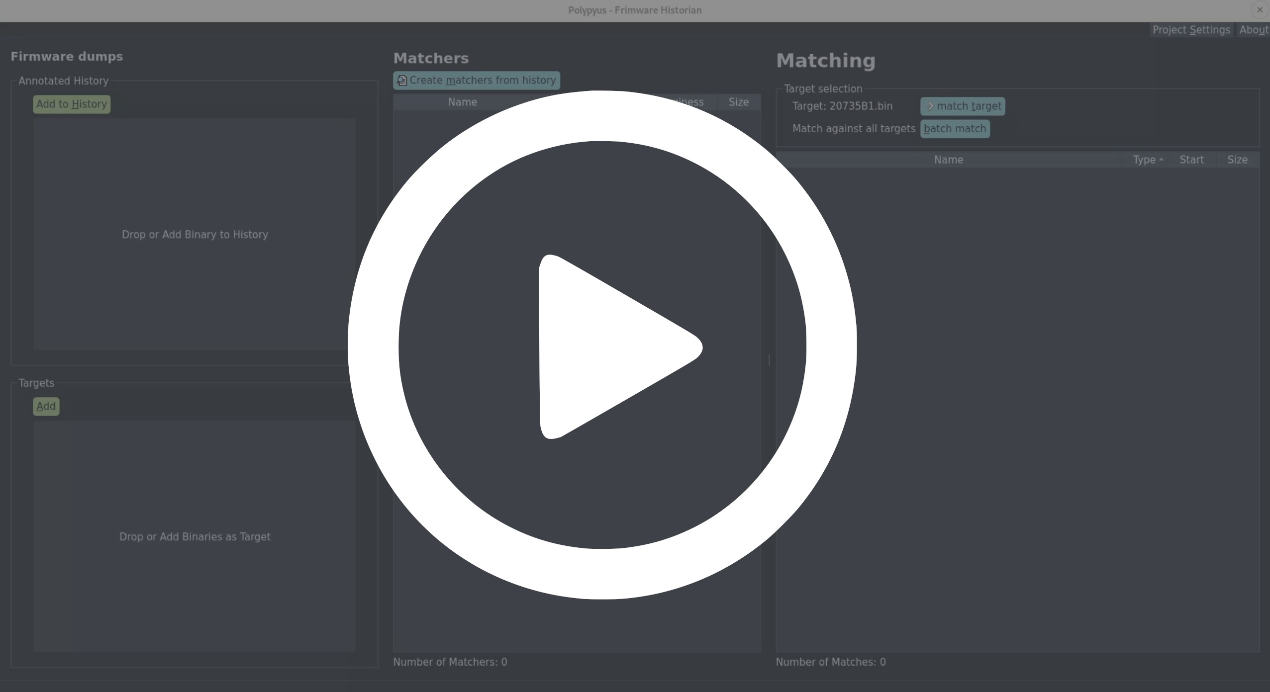 Video GUI