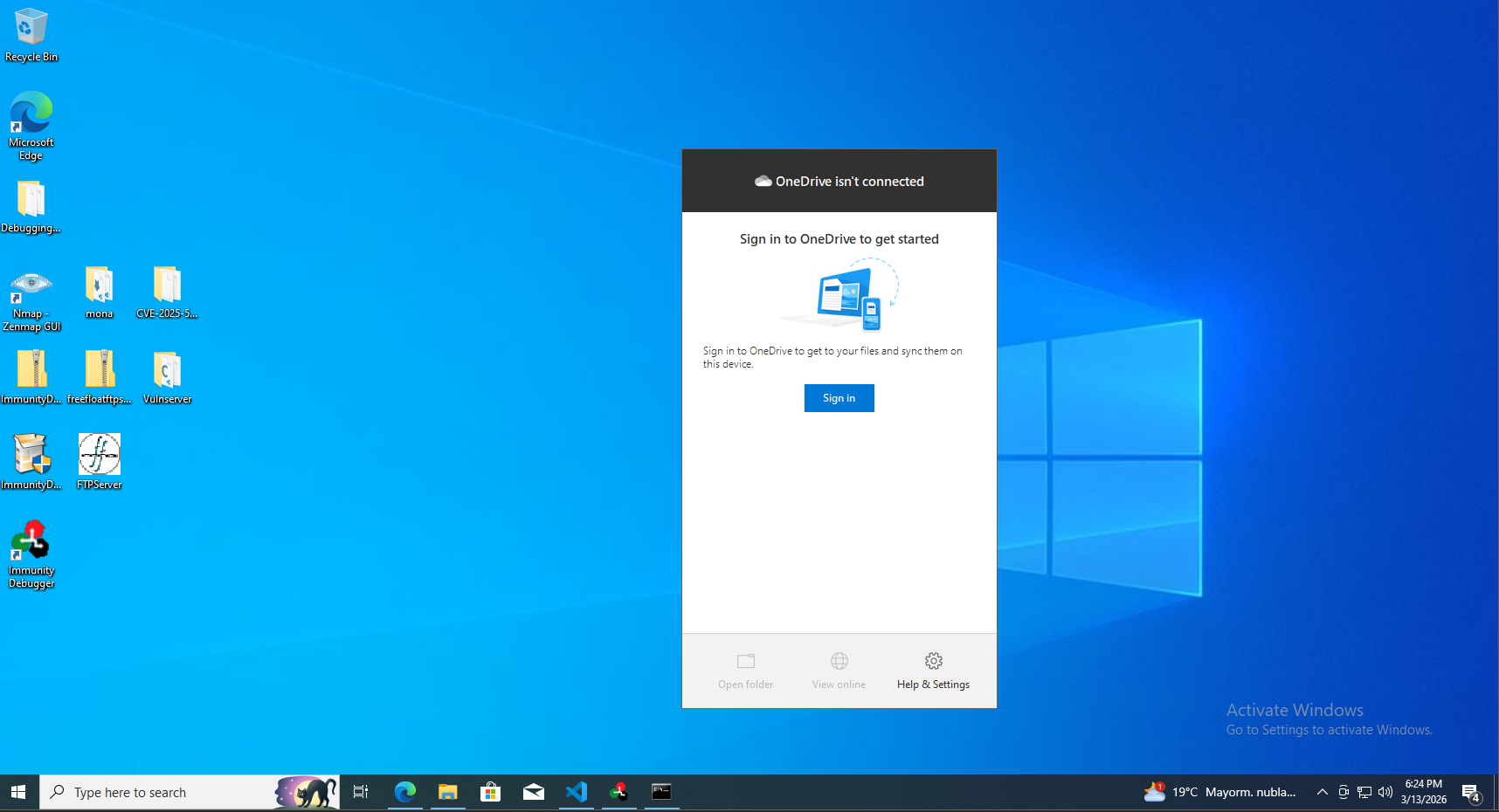 Ambiente di analisi in Windows