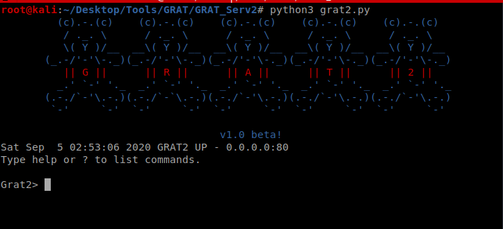 GRAT2 Start Server