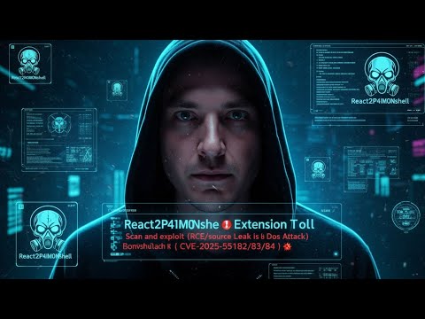 React2P4IM0Nshell 🛑 Ferramenta de Extensão scan e exploit (RCE/codeLeak/Ataque DoS) ☢ CVE-2025-55182/83/84 💥