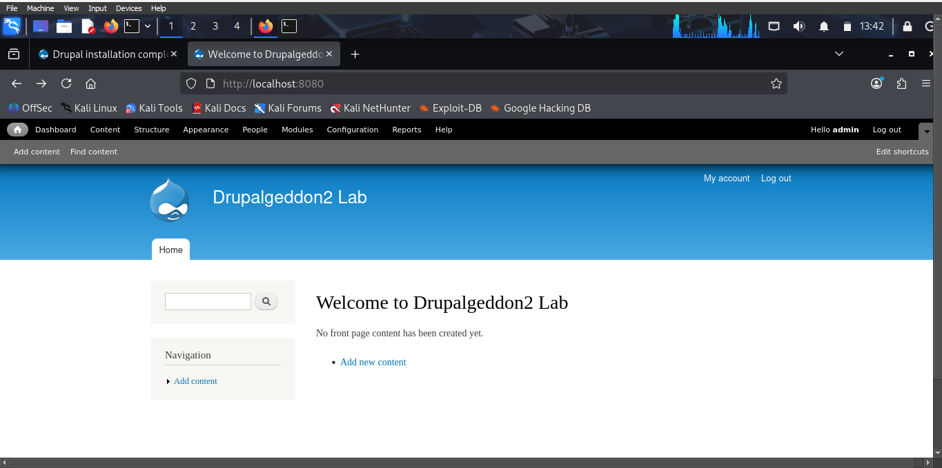 Drupal Dashboard
