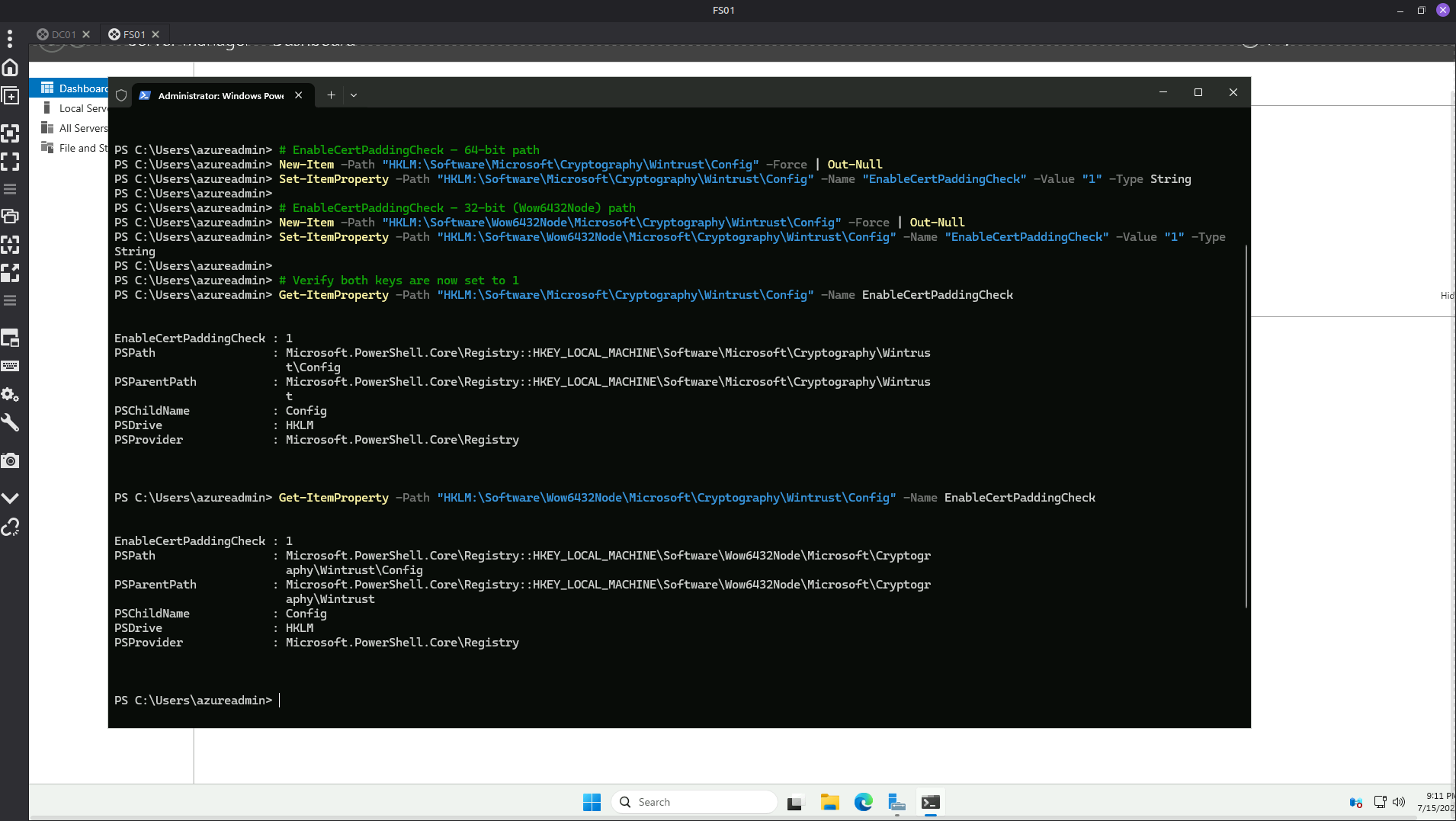 PowerShell-Behebung