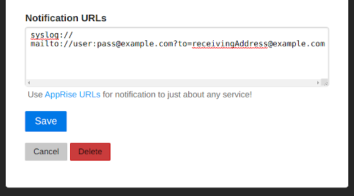 Self-hosted web page change monitoring notifications Self-hosted web page change monitoring notifications