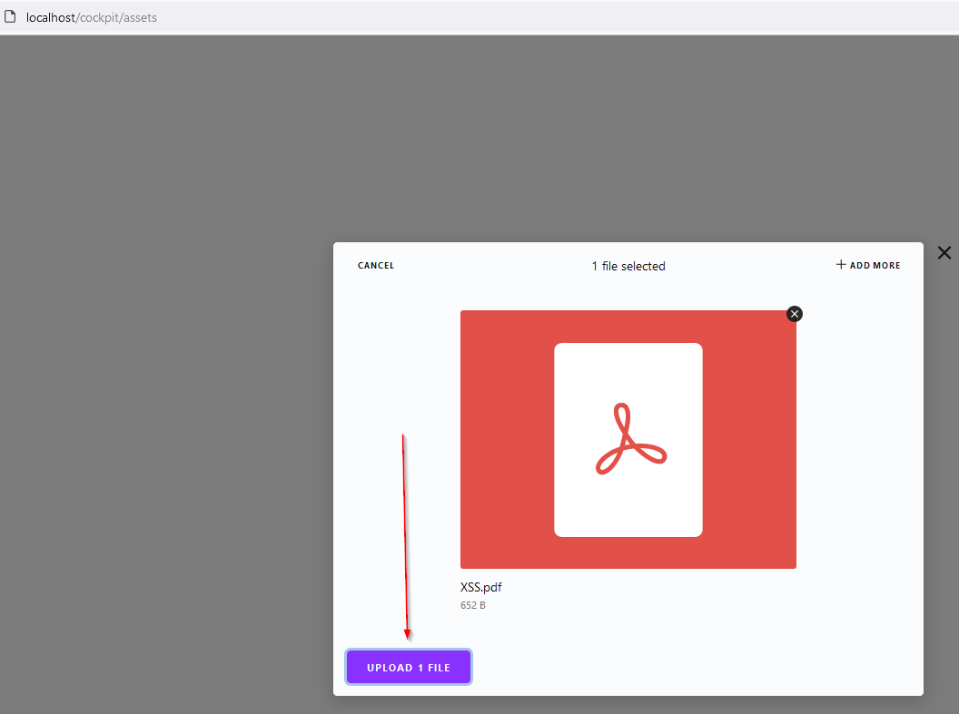 PDF-Asset hochladen