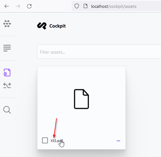XSS-Asset bearbeiten