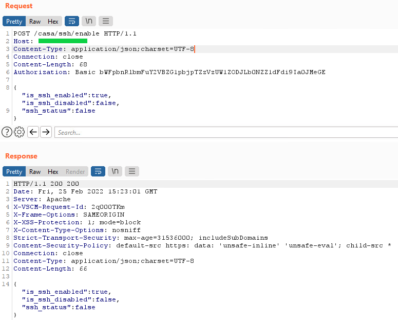 5 1 - Enable SSH using API Method