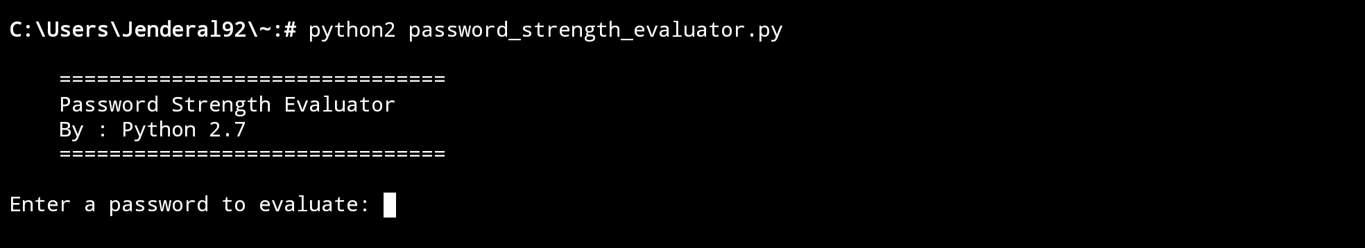 Password-Strength-Evaluator Jenderal92