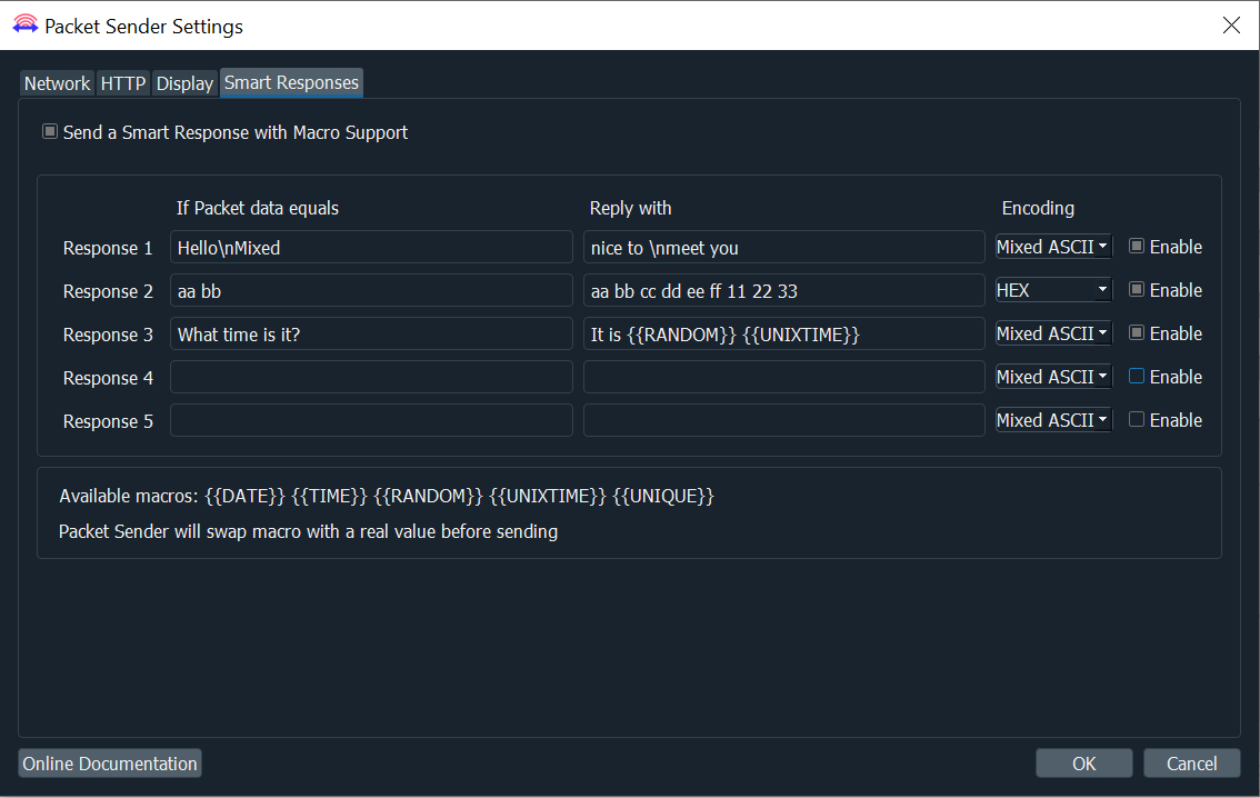 Packet Sender - TCP Directo