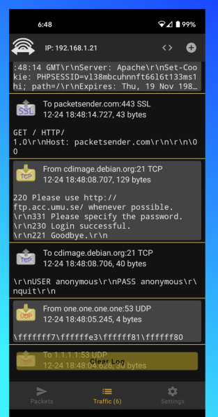 Paket Sender Android