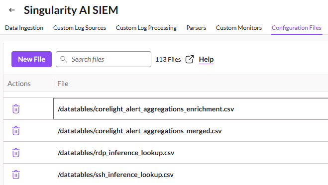 Criar arquivos de Lookup etapa 4