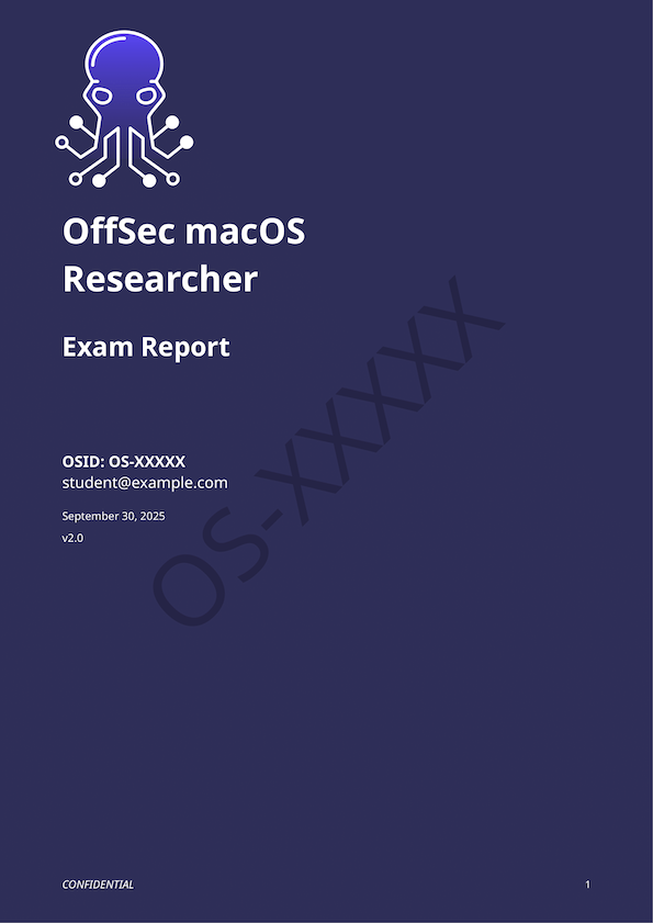 تقرير امتحان OffSec OSMR