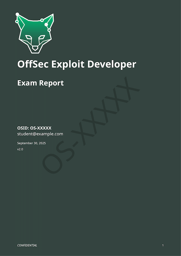 تقرير امتحان OffSec OSED